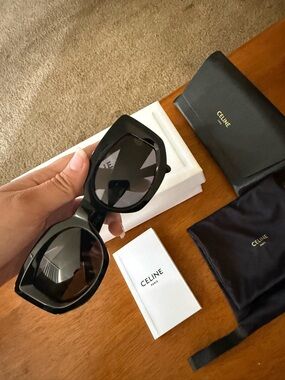 Celine Black Cateye Sunglasses